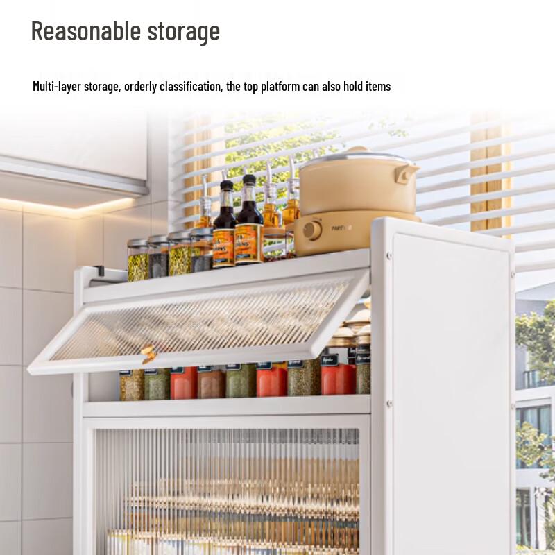 Modern 3-Tier Dustproof Kitchen Spice Rack