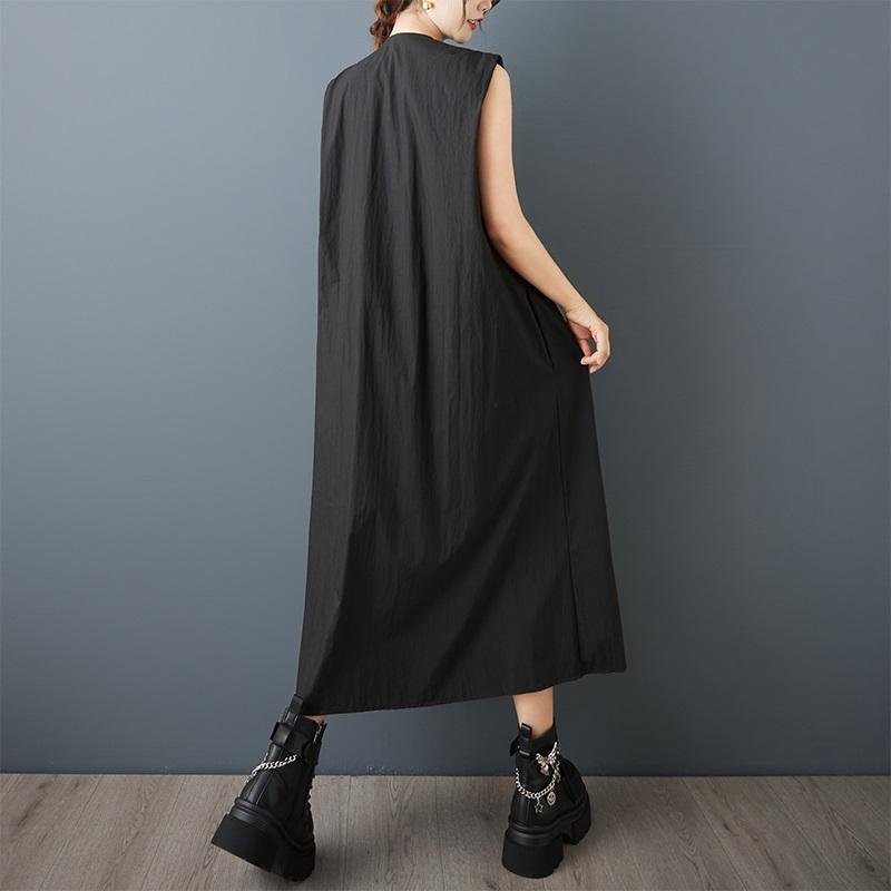 Sleeveless Plus Size Vintage New In Dresses for Women Casual Loose Long Summer Dress