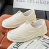 Beige Mens Summer Slippers Casual Thick Soled Board Student Loafers Shoes Sneakers Walking Luxury Designer Fashion