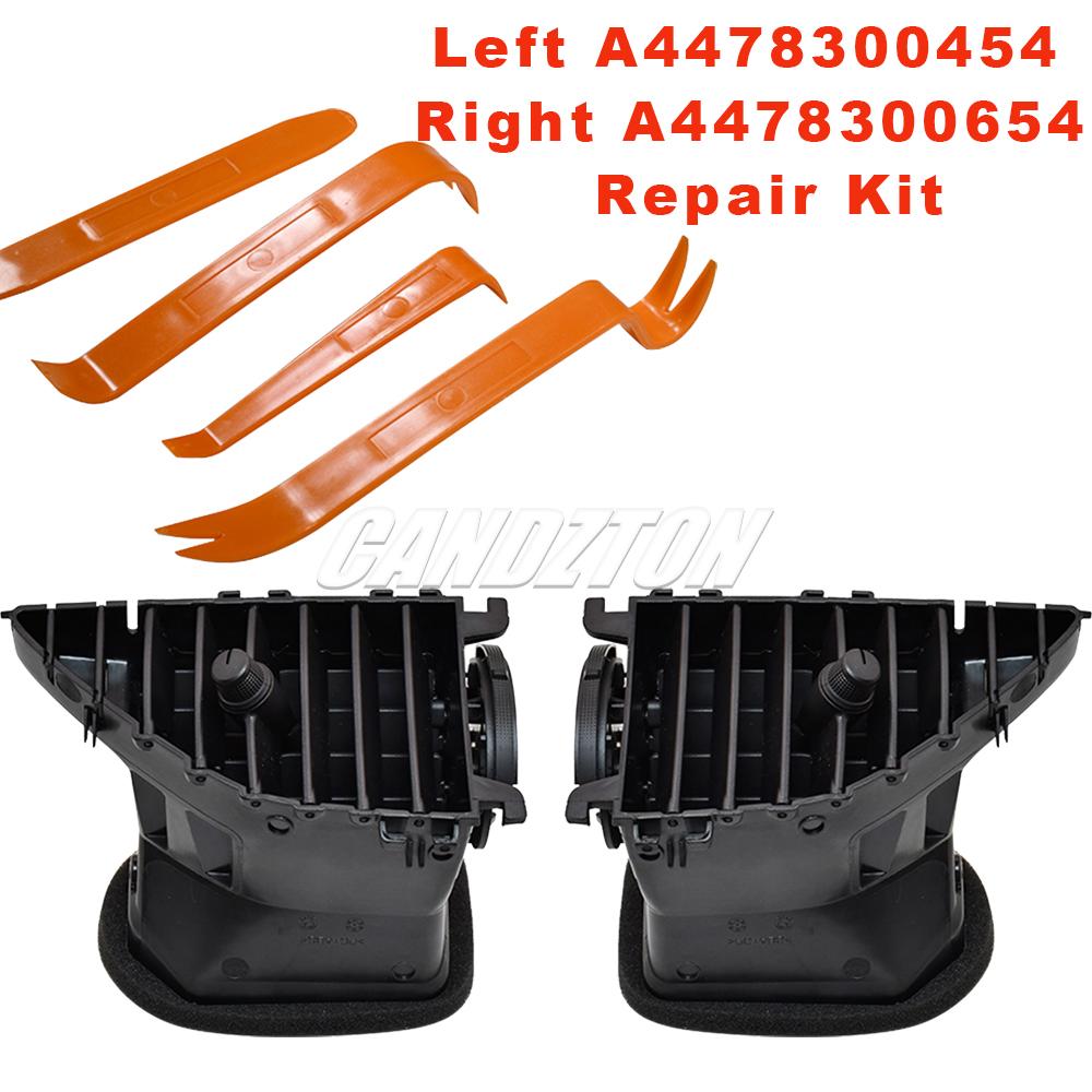 A4478300654 A4478300454 Dashboard Center A/C Grille Vent Air Conditioner Outlet For Mercedes Benz Vito V260 W447 W448 with Tool