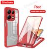 PocoX6 360 Full Body Front+Back Clear Case Shelluxe For Xiaomi POCO X6 Pro Pocophone X6Pro 5G Silicone Double Sided Phone Cover