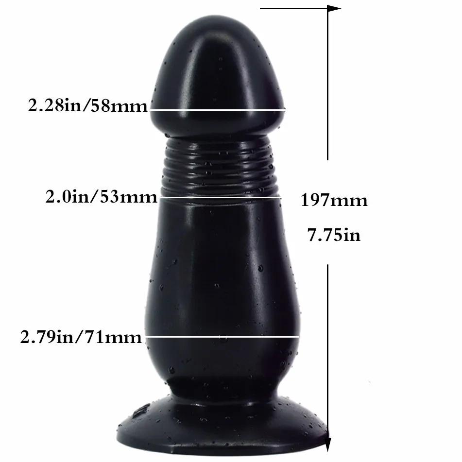 20*7cm Anal Dildo Anal Plug Big Dildo Huge Butt Plug Stopper Large Anal Expansion Sex Toys Vagina G Spot Stimulate Sex Shop