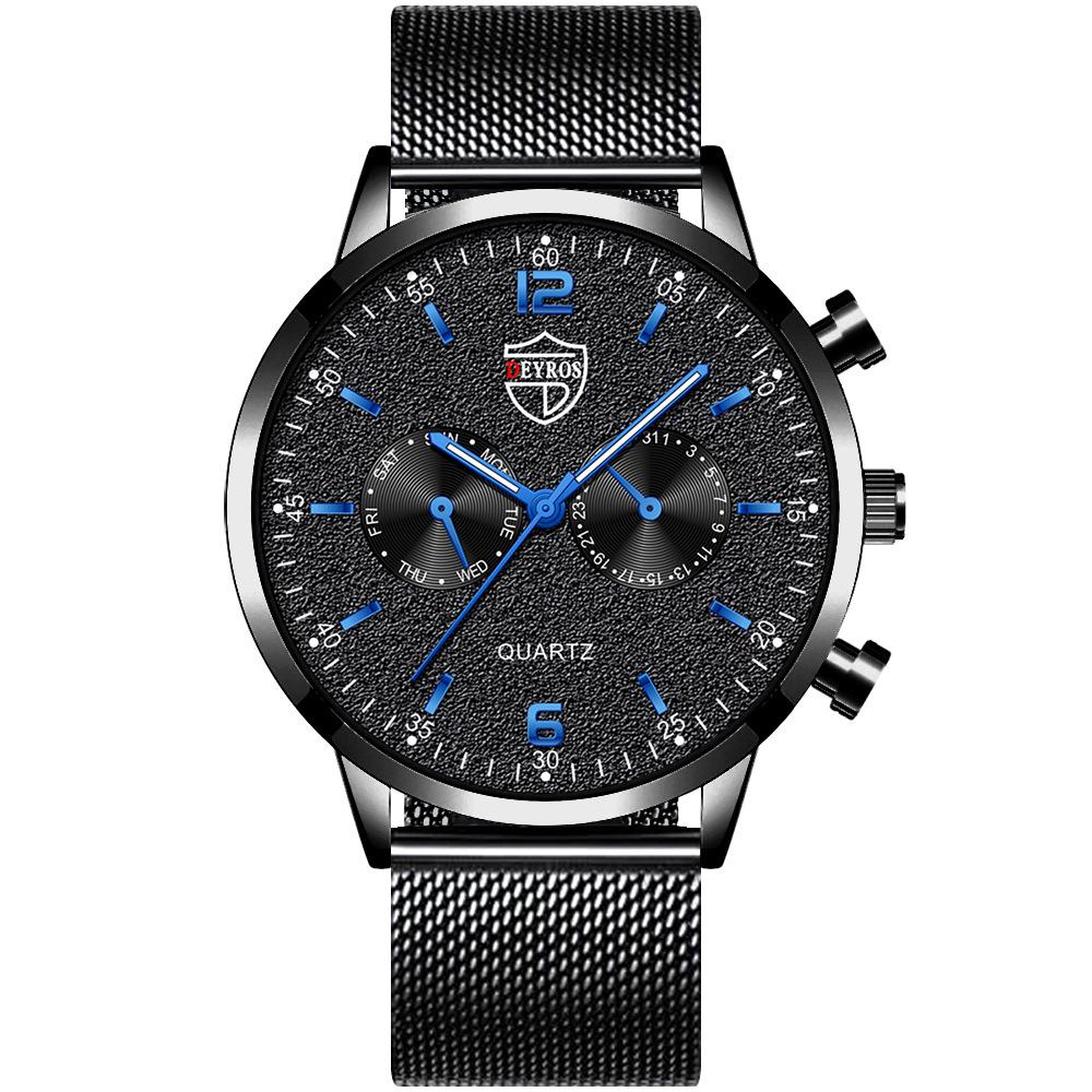 Fashion Watch Men'S Stainless Steel With Quartz Automatic Movement Watch