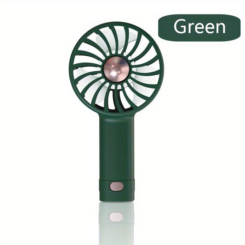 USB Rechargeable Mini Fan Portable Hand Fan Outdoor Air Cooler Table Fan Office Mute Charging Handheld Fan Ventilador
