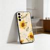 Sunflower blossoms Phone Case For Samsung S25,24,23,22,30,21,10,9,Ultra,Plus,Lite Soft Black Case