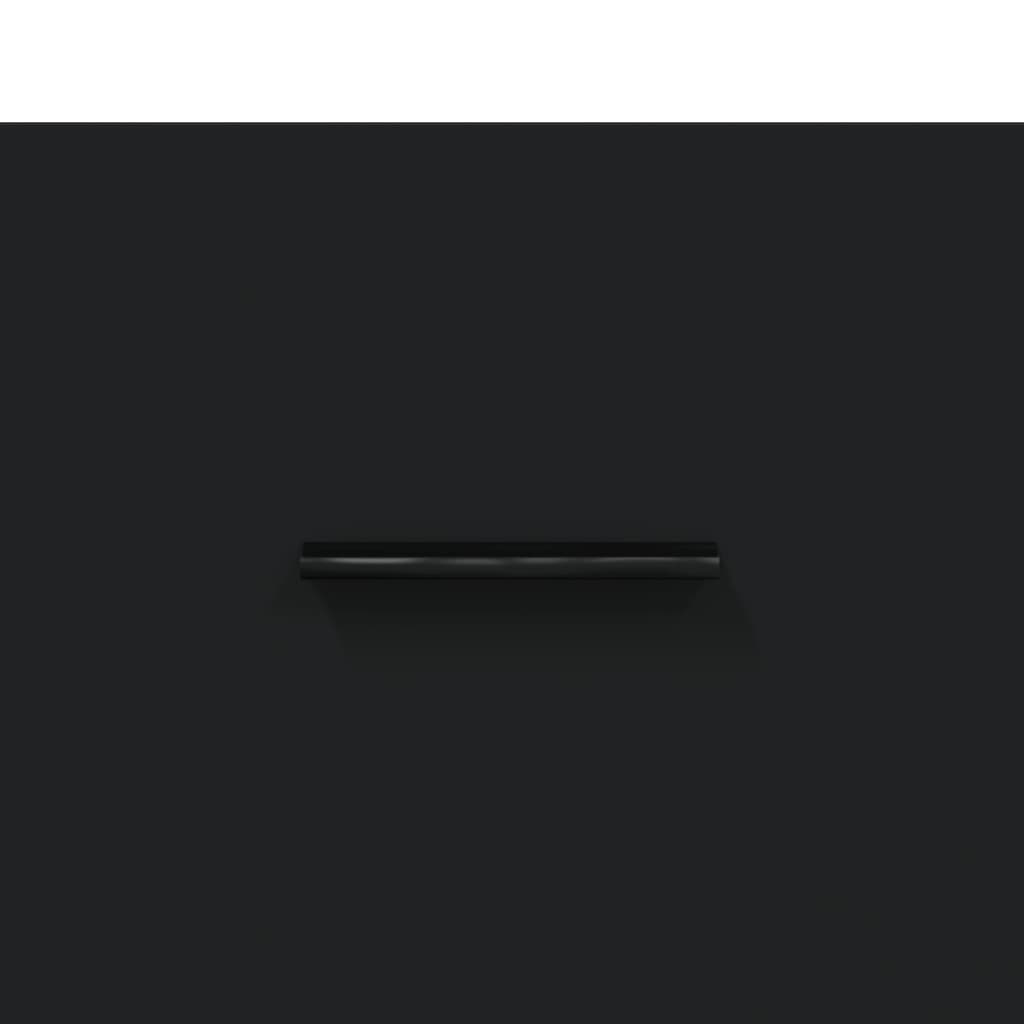  Stolik kawowy, czarny, 90x50x40 cm, materiał drewnopochodny