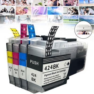 1 cartucho de tinta LC424 LC424XL BK para impresora Brother DCP-J1200DW