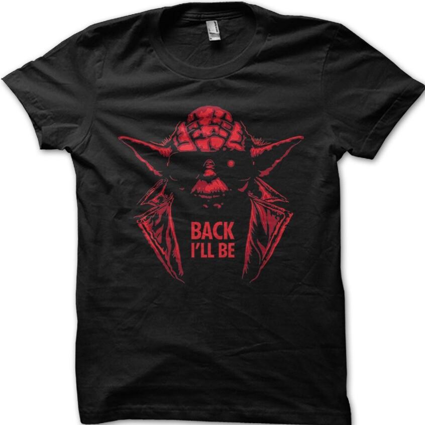 YODA Terminator Star Wars inspired funny t-shirt 9011 S разноцветный