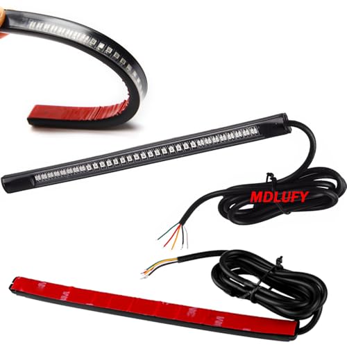 

Светодиодный стоп-сигнал для мотоцикла, Лента, 48SMD, , Красный, Светодиодный задний фонарь, Мотоцикл, Универсальный, 20.5cm