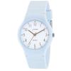 J-AXIS Watch Nuance Color Watch, Colorful Pastel Colors, Earth Colors, Simple, Easy-to-Read, Lightweight, TCL74-BL, Unisex, Blue, One Size