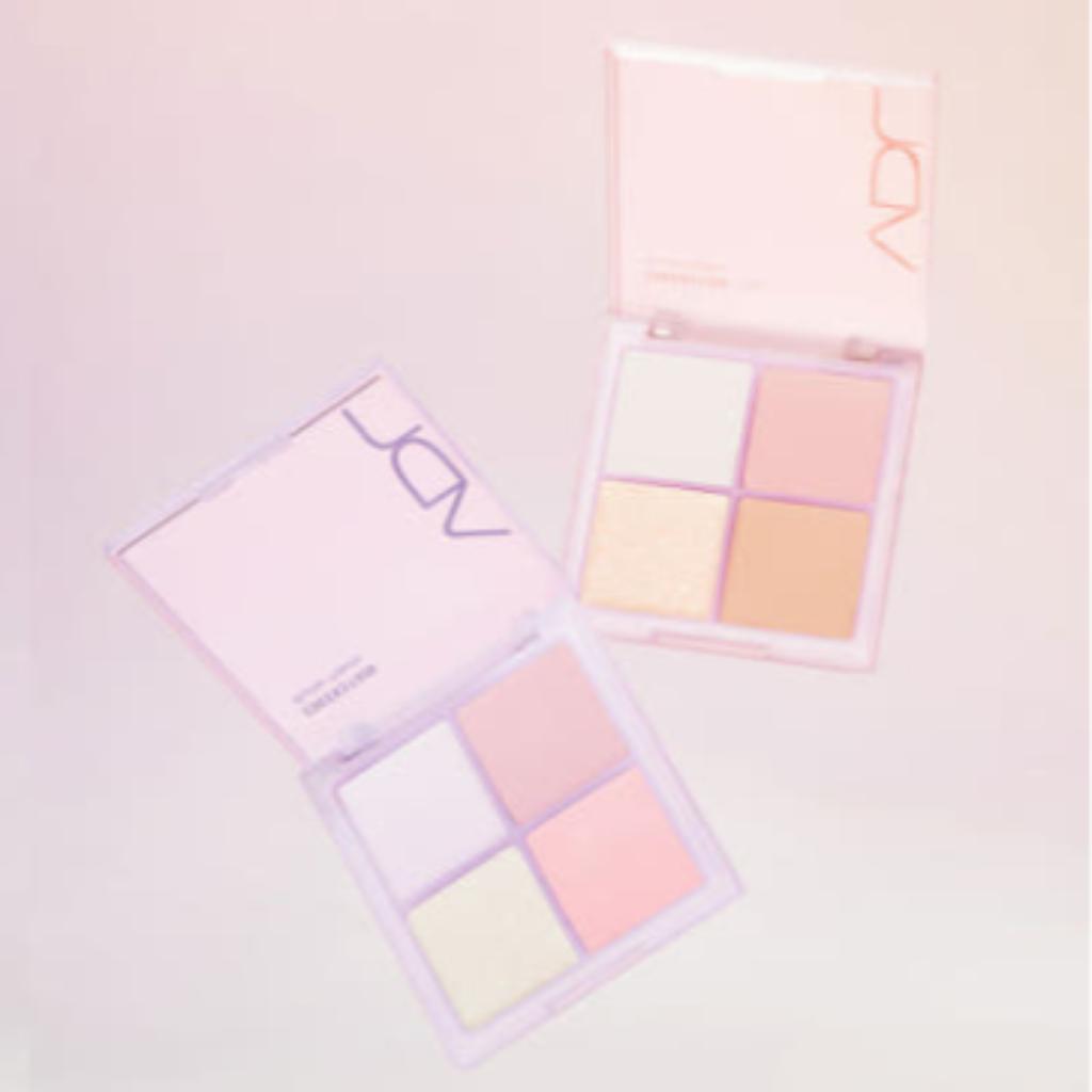 VDL Cheek Stain Blusher Volume Palette (Iconic Peach)