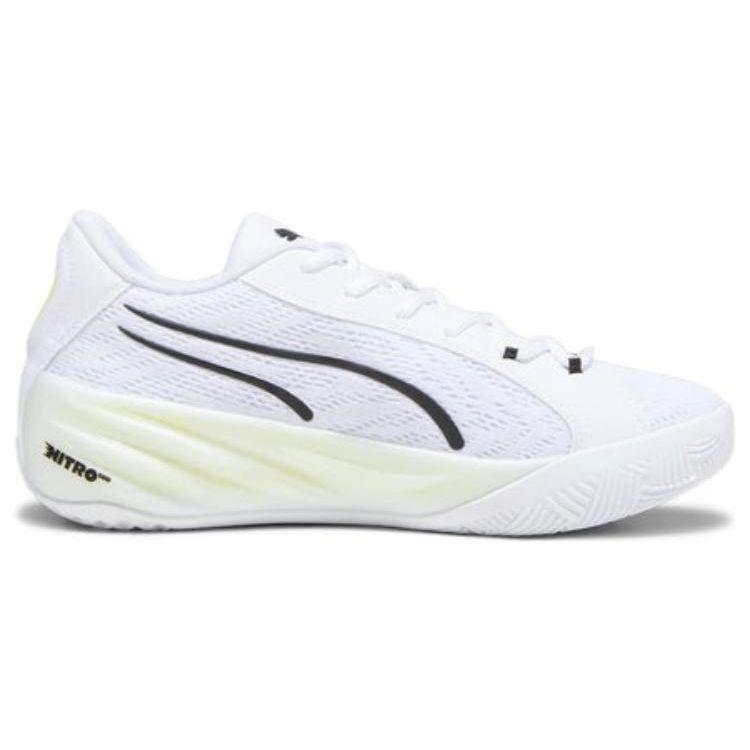 Puma All-Pro Nitro White Lime Squeeze Men Sneakers 378541-01