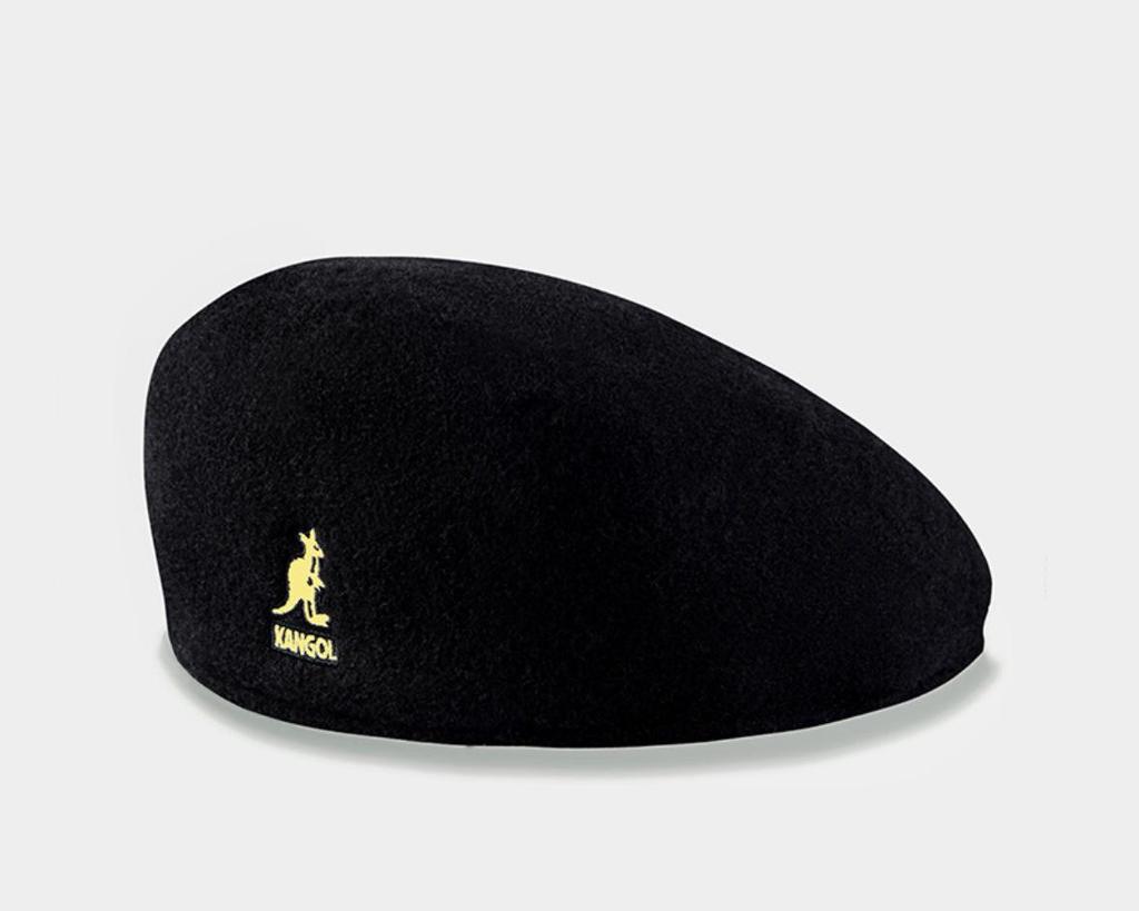 Korean Style Wool Beret with Kangaroo Embroidery - Trendy Newsboy Cap