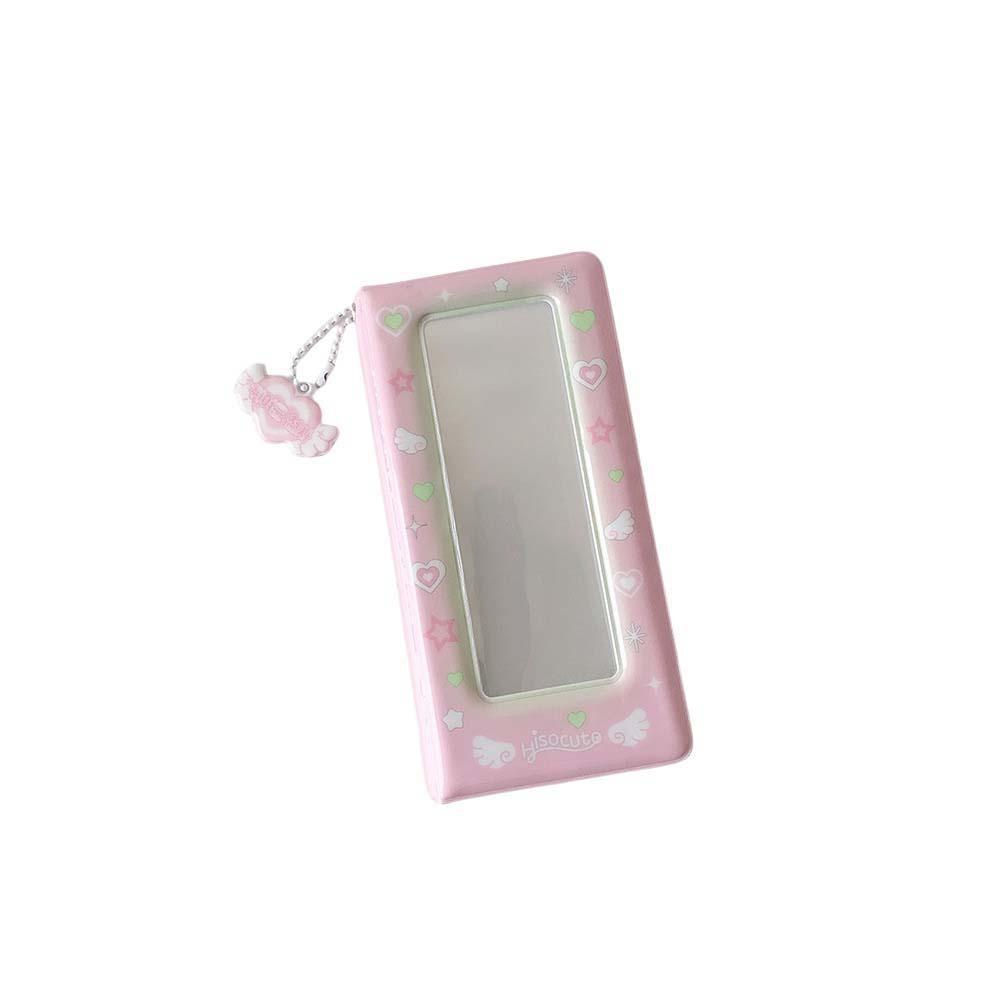 Love Heart ID Photo Photocard Frame PVC Card Cover Idol Card Display Protector  Student Friends