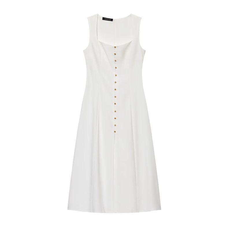 Kaslead New Arrival Women's Clothing Fashion Style Fashion Minimalist Silm Midi Skirt Dress 6962029 510