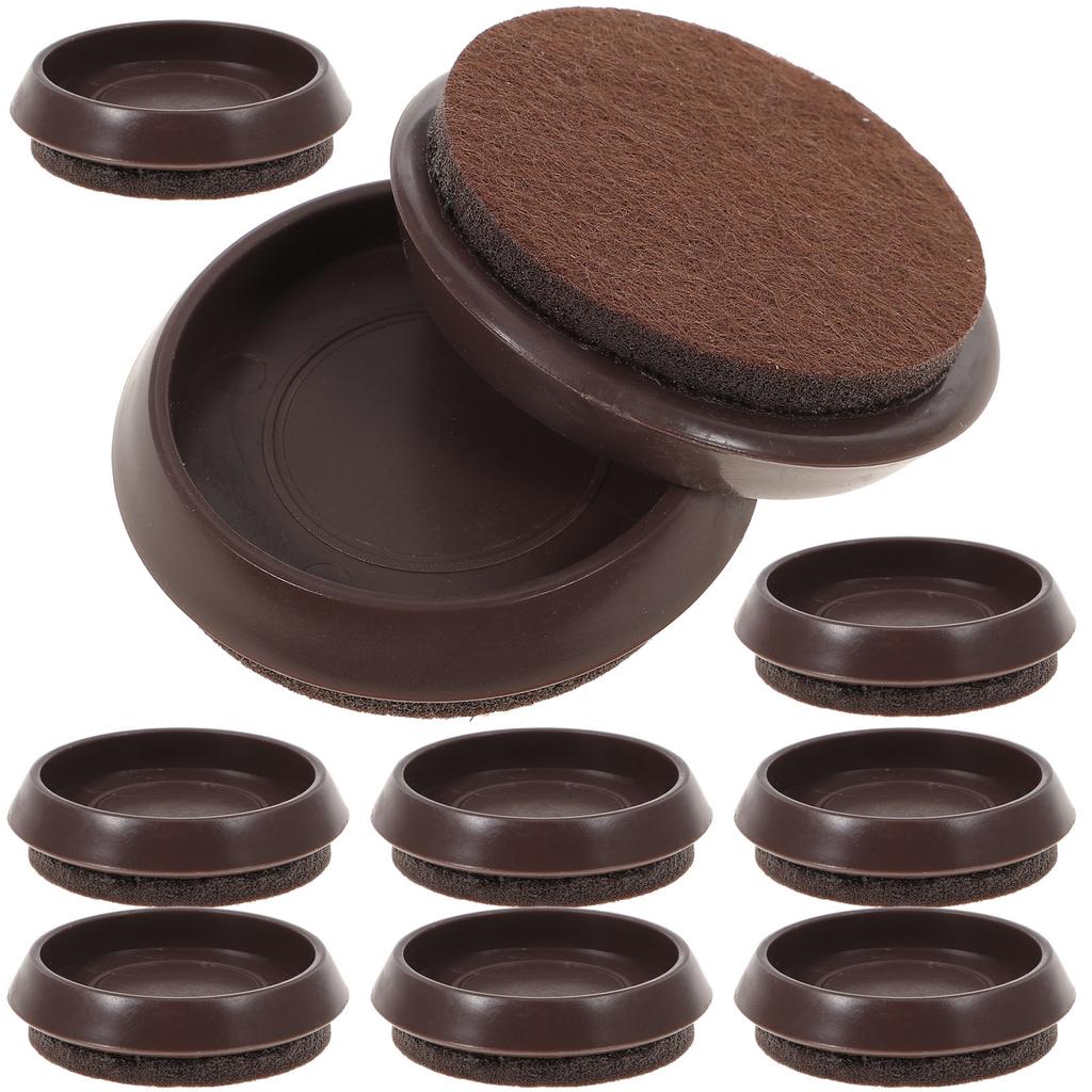 10Pcs Heavy Duty Caster Cups Furniture Coasters Wheel Stopper for Sofas Chairs Desks Recliners Dressers Piano Legs Floor