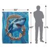 JQ Licensing Hunting Shark Supersoft Blanket