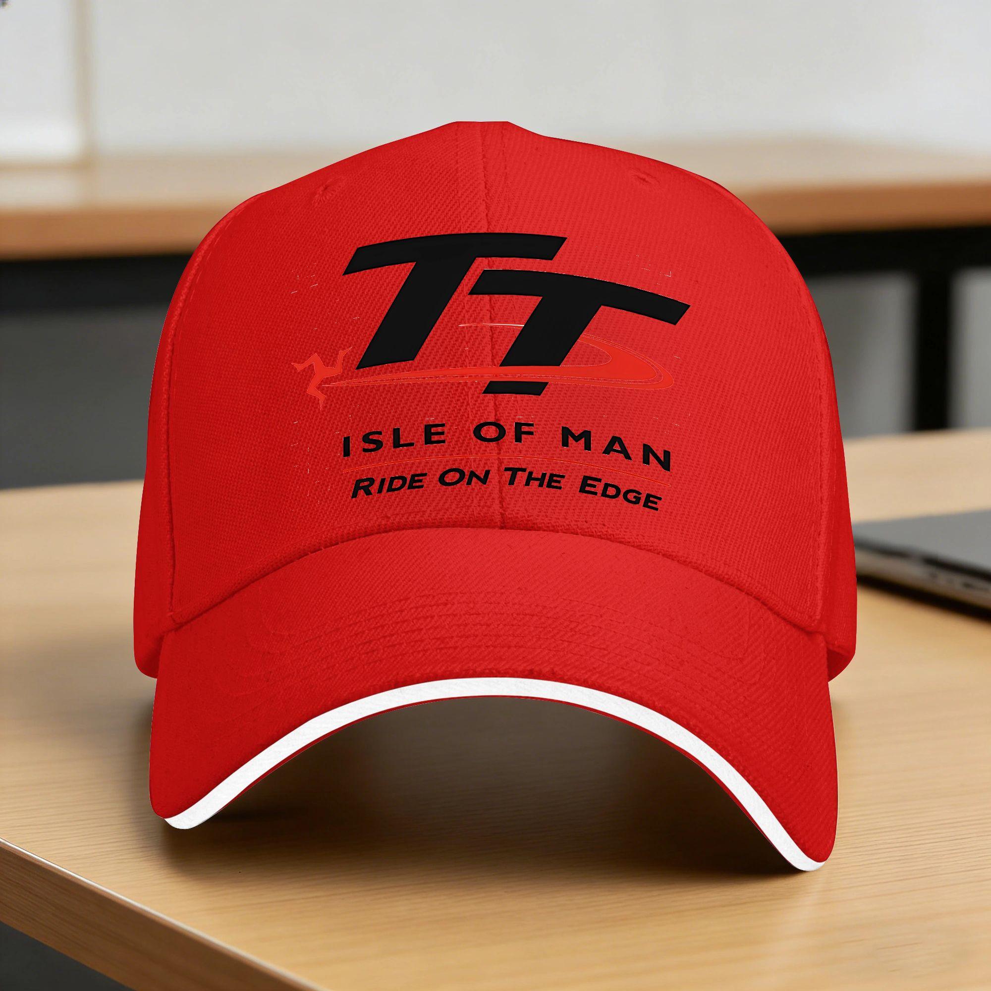 Casquette de Baseball Isle Of Man Tt Sun Chapeau Trucker Classique d'Été Pour Hommes Adultes Kpop Rock Casquettes de Baseball One Size white