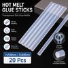 20Pcs Strong Adhesion Hot Melt Glue Sticks Transparent Adhesive Glue Rods  Home Repair