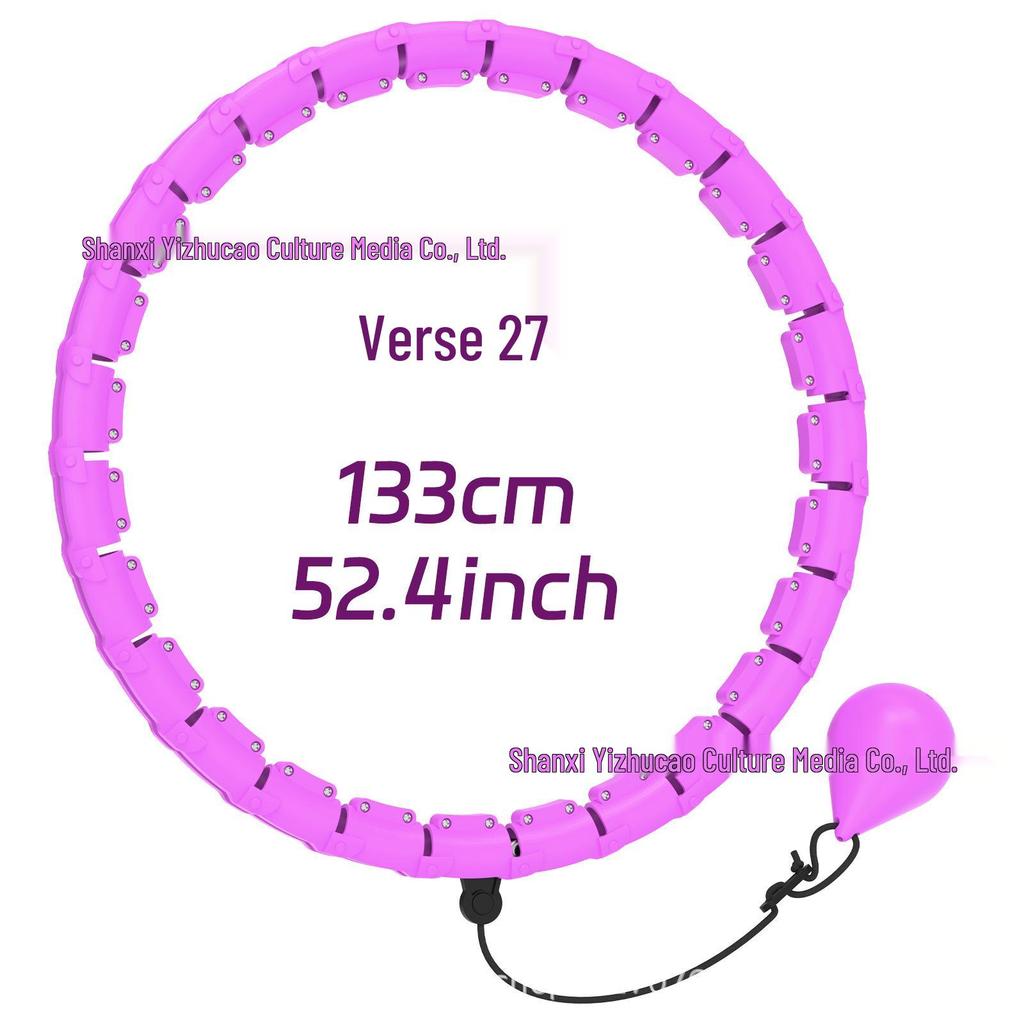 Intelligenter, abnehmbarer Hula-Hoop-Reifen für Frauen – Bauchweg-Effekt, taillenschonendes Fitnessprogramm