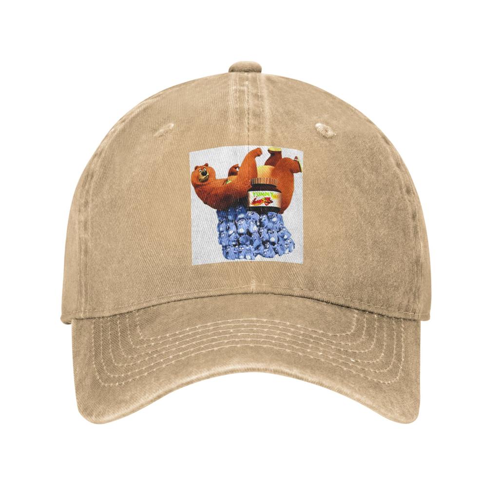 Animation Grizzy and the Lemmings Cartoon Anime  Washed Denim Cap Casual Baseball Caps Hat Summer Unisex Baseball Hats