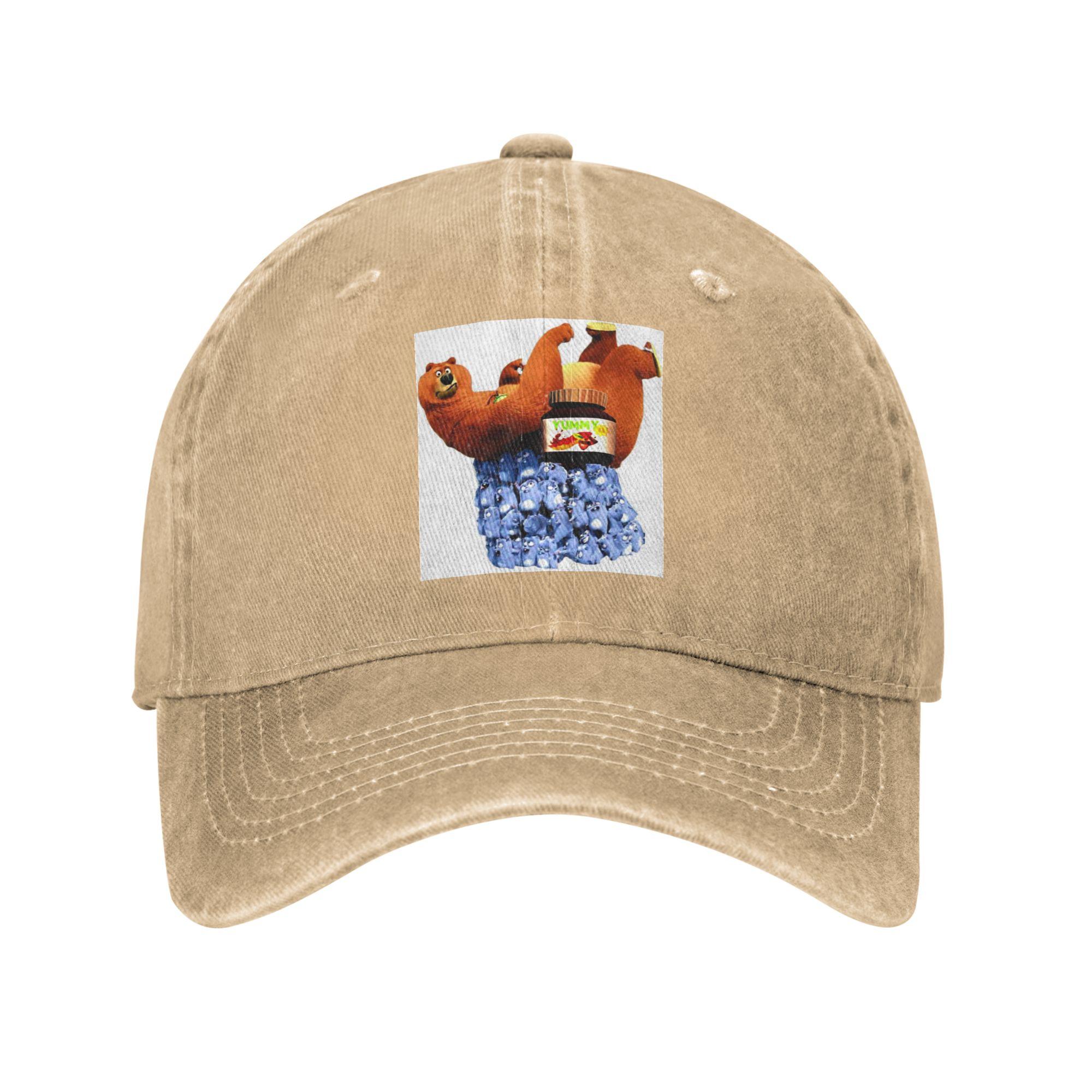 

Animation Grizzy and the Lemmings Cartoon Anime Washed Denim Cap Casual Baseball Caps Hat Summer Unisex Baseball Hats One Size