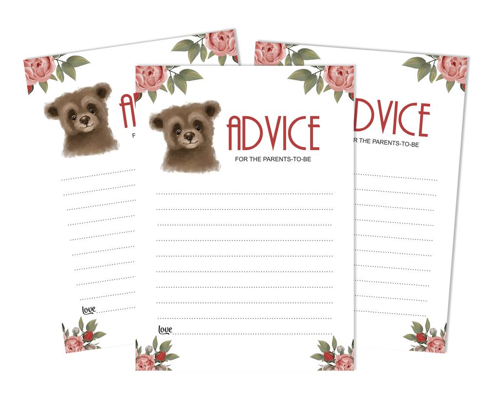 Inkdotpot Baby Shower Game Set Of 50 BabyA  AlphabetA  ABCA  Game Bear Jungle Animals Party
