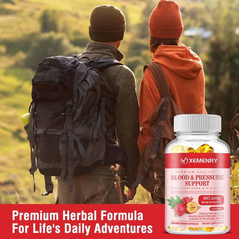 XEMENRY Hawthorn, Roselle, Garlic Extracts - Circulatory Health