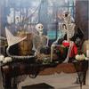 Life Size Skeleton Mermaid Skeleton Halloween Outdoor Decorations, Realistic Full Body Posable Joints Mermaid Bones Scary Halloween Skeleton Life Size