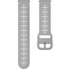 Universal Silicone Strap 22mm Soft Hollowed-out, Gray