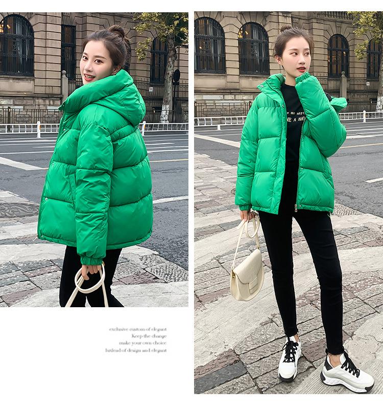 Новая женская стеганая дизайнерская стеганая куртка-пуховик с пузырьковым капюшоном — фото 9