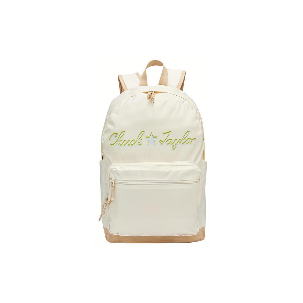 New Converse GO 2 Polyester Laptop Backpack Regular Unisex Custard 10023805-A07