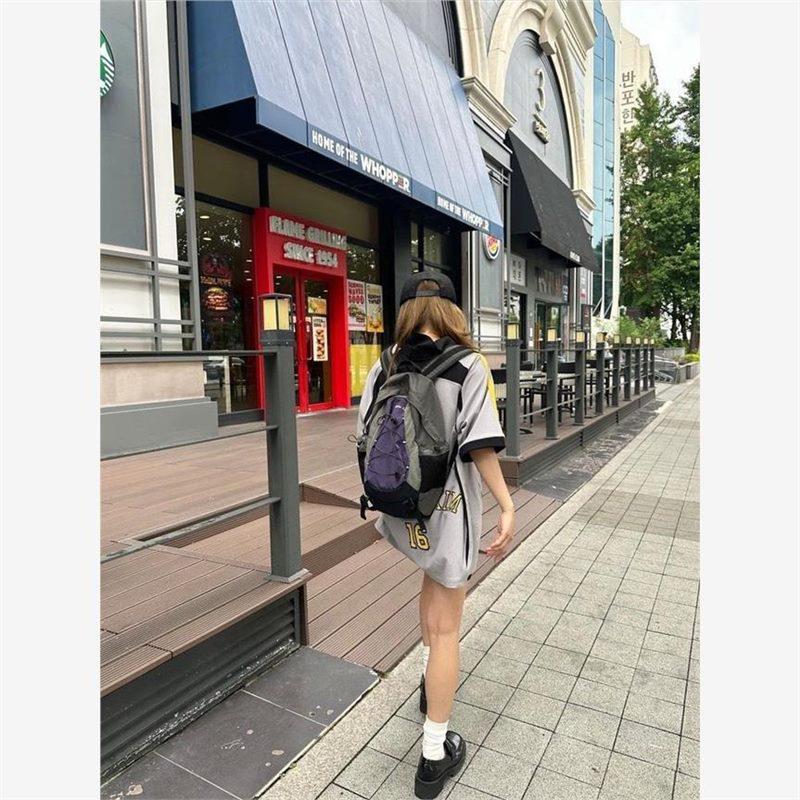 Kconnect MatinKim Retro Sportowy Plecak ze Sznurkiem Colorblock