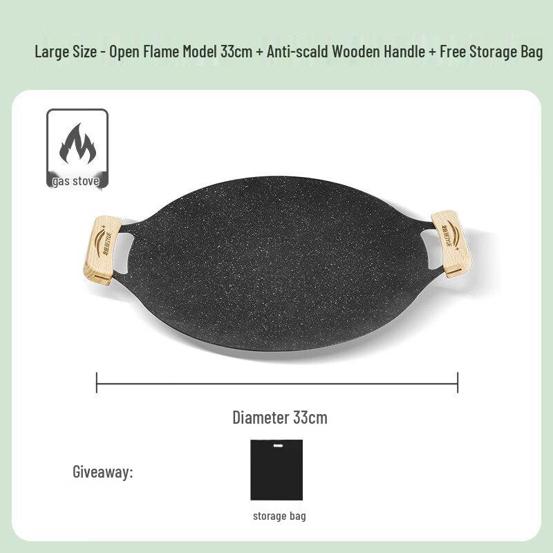 ZISIZ Induction Korean BBQ Grill Pan