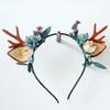 Cute Costume Branch Flower For Female Make Up Women Hair Band Antlers Headband Korean Style Head Hoop Hair Accessories