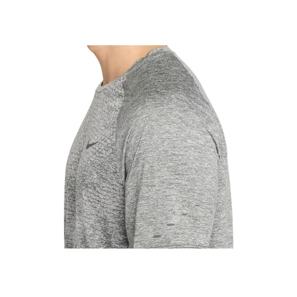 Nike Logo Short Sleeve Round Neck T-Shirt Men Tops Smoke-Gray HV5204-084