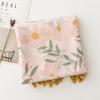 88*180cm Pink Cute Women Viscose Scarf Shawl Cotton Linen Feeling Tassel Pashmina Muslim Hijab Wrap Lady Female