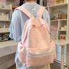 Schoolbag new small fresh backpack Korean version simple female student schoolbag going out backpack large capacity lightweight backpack
