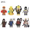 Naruto Building 8pcs Block Set Minifigure Model Diy Puzzle Toys Kids Fans Gifts