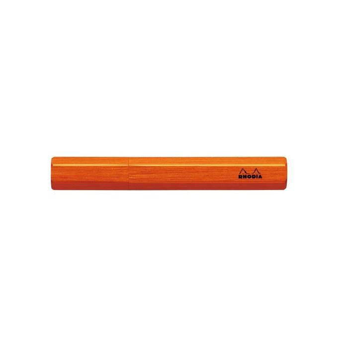 Rhodia Script Mechanical Pencil Lead Case Refill Set 0.5mm Aluminum Body Anodized Orange RHODIA Cf9357