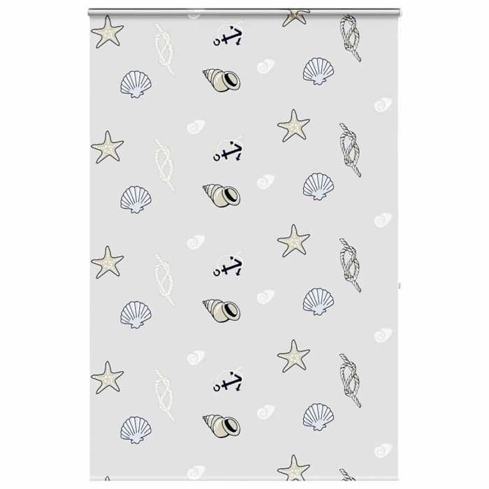 VidaXL Store enrouleur de douche avec cassette largeur du tissu 156 cm, store de douche, store enrouleur de rideau de 4015018