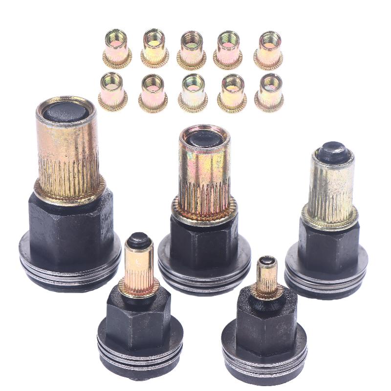 11Pcs Manual Riveter Nut Tool Accessory For Nuts M3 M4 M5 M6 M8 M10 M12 Simple Installation Hand Rivet Nut