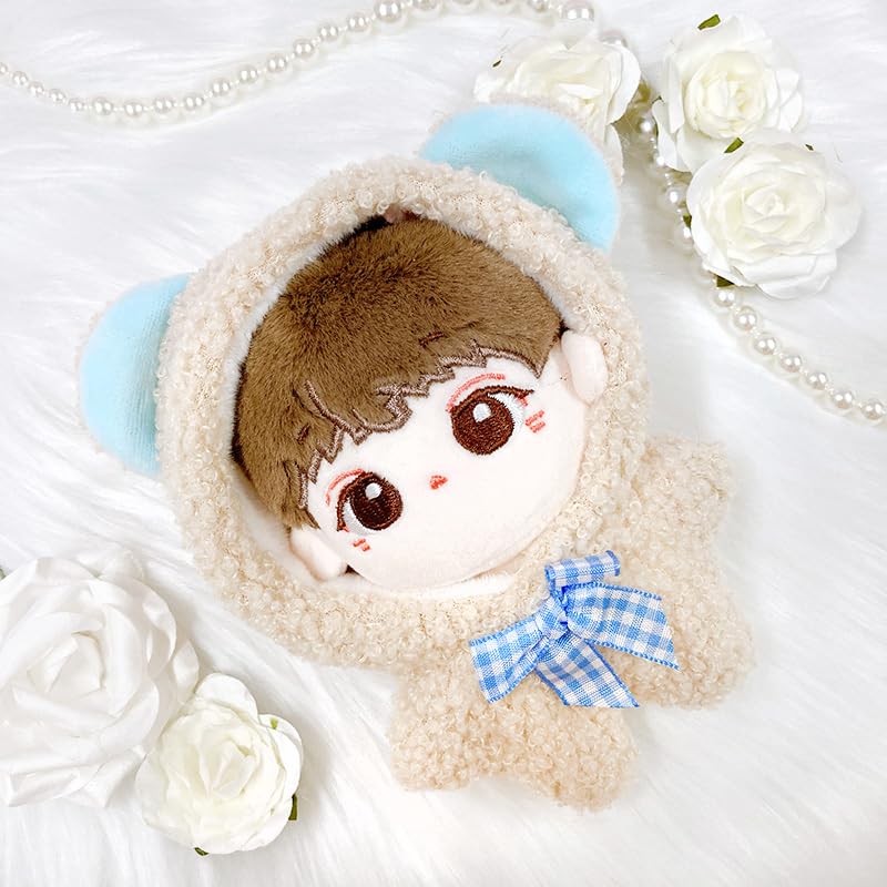 Beige Cotton Kigurumi Plush Doll Clothes (for 10cm Plush Toys) by G.triger, Suitable for Oshi-Nui (Pre-owned)