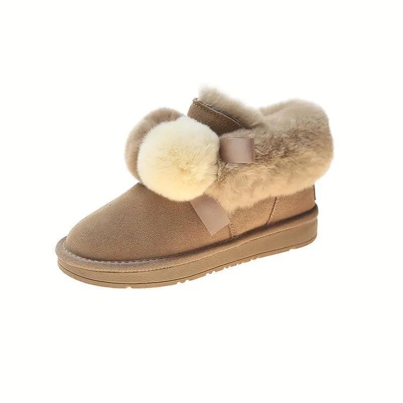 Winter Women Warm Sneakers Platform Snow Boots 2026 Ankle Boots Female Causal Shoes Ankle Boots for Women Lace-up Ladies Boots