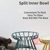 Nordic Style High Foot Pet Bowl Cartoon Neck Protection Anti Overturning Cat Dog Bowl Food Bowl