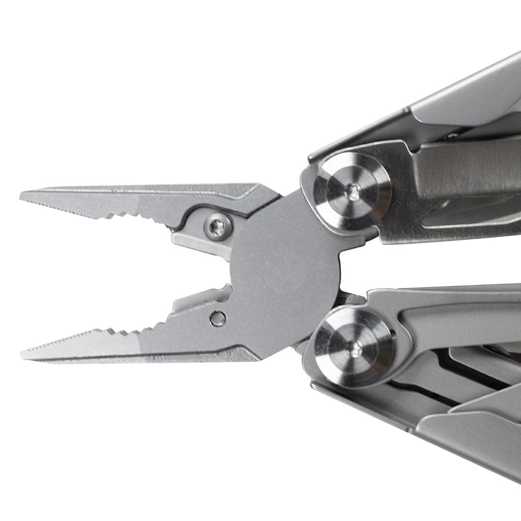 HFS(R) Multifunktionszange, Multitool, 16-in-1, Camping, Faltbar, mit Aufbewahrungstasche