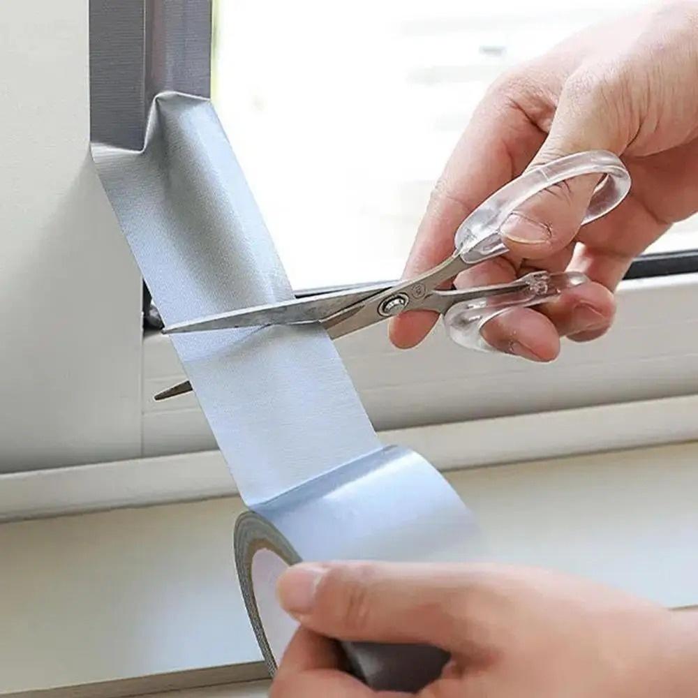 1pc 5m/10m/20mX5cm Multi Functional Waterproof Strong Tape Width Silver Pipeline Tape Heavy-duty Pipeline Packaging Sealing