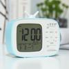 Retro TV Children's Alarm Clock LCD Electronic Clock Student Bedside Alarm Clock Photosensitive Smart Clock