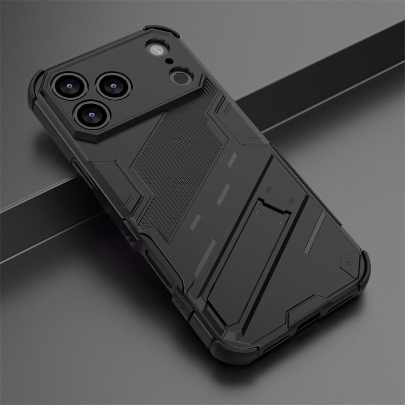 Phone Holder Case For iPhone 17 Pro Max Case Anti-knock Armor PC Back Cover For iPhone 17 Pro Max Case For iPhone 17 Pro 17 Air