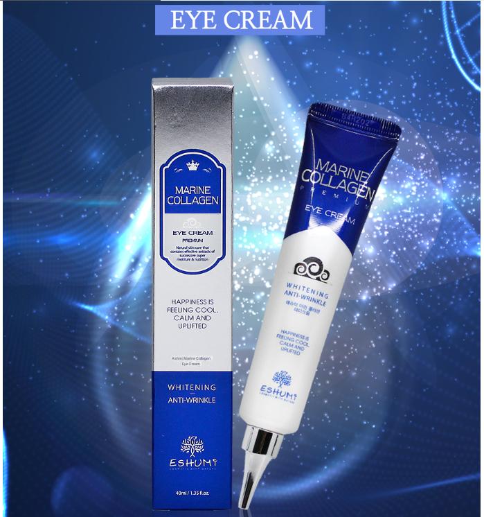 1+1+1 Eshumi Eye Cream Set (Black Snail, Snail Gold 24K, Marine Collagen) - Anti-Wrinkle & Whitening Care